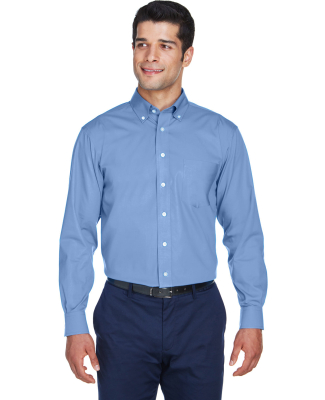 Devon and Jones D630 Men's Crown Collection® Oxfo in Light blue