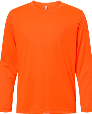 Core 365 CE10LY Youth Capital Performance Long Sle in Safety Orange
