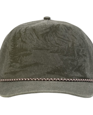 DRI DUCK 3283 Buck Nature Scene Cap in Olive