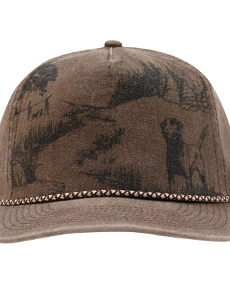 DRI DUCK 3336 Lab Nature Scene Cap in Dark brown
