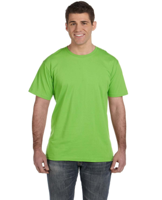 LA T 6901 Unisex Fine Jersey Tee in Key lime