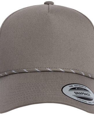 Yupoong-Flex Fit 5079BD Retro Cotton Blend Five-Pa in Grey