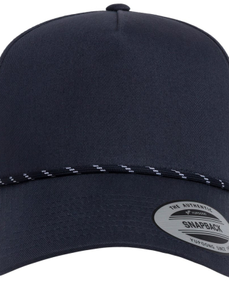 Yupoong-Flex Fit 5079BD Retro Cotton Blend Five-Pa in Navy