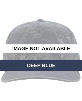 DRI DUCK 3334 Walleye Nature Scene Cap Deep Blue