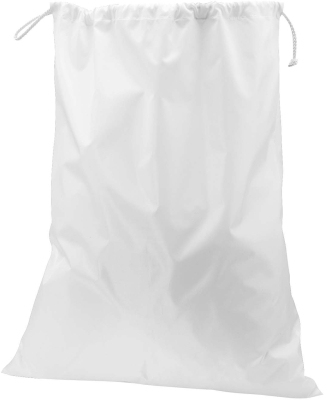 Liberty Bags 9008 Drawstring Laundry Bag in White