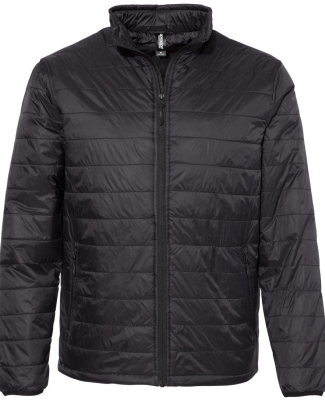 Independent Trading Company EXP100PFZ Men's Puffer in Black