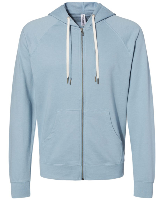 Independent Trading Company SS1000Z Unisex Icon Li in Misty blue