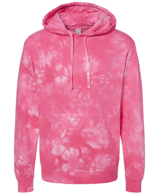 Independent Trading Company PRM4500TD Unisex Midwe in Tie dye pink