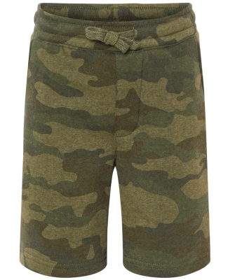 Independent Trading Company PRM16SRT Youth Lightwe in Forest camo heather