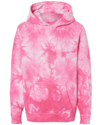 Independent Trading Company PRM1500TD Youth Midwei in Tie dye pink