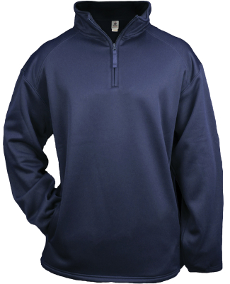 Badger Sportswear 1480 Men's Performance Quarter-Z in Navy