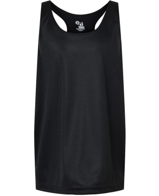 Badger Sportswear 2166 Girls’ B-Core Racerback T in Black