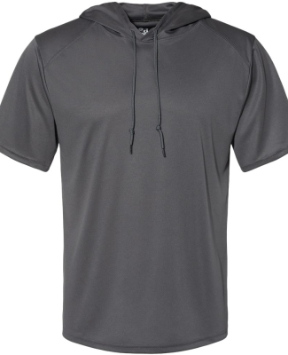 Badger Sportswear 4123 Men's B-Core Hooded T-Shirt in Graphite