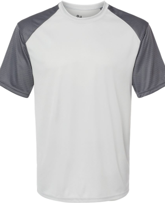 Badger Sportswear 4230 Men's Breakout T-Shirt in Silver/ graphite