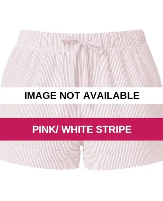 Boxercraft BW6507 Women's Seersucker Shorts Pink/ White Stripe