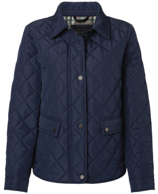 Weatherproof W27713 Women's Diamond Quilted Jacket in Navy