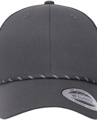 Yupoong-Flex Fit 6606BD Retro Trucker Rope Cap in Charcoal