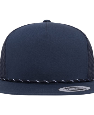Yupoong-Flex Fit 6006BD Classic Five-Panel Trucker in Navy