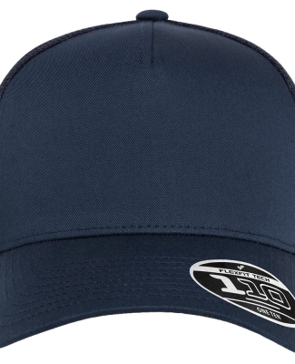 Yupoong-Flex Fit 110M5 110® Five-Panel Mesh Cap in Navy
