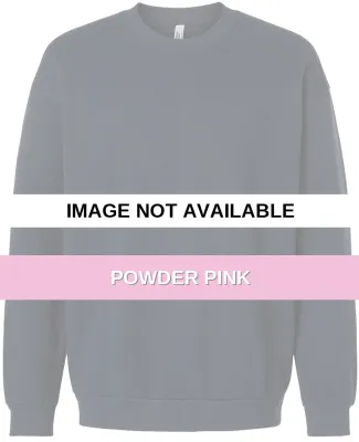 American Apparel FT496 Unisex French Terry Crewnec Powder Pink