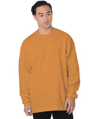 Bayside Apparel 8205 Unisex USA-Made Heavyweight W in Caramel Brown
