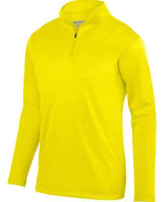 Augusta Sportswear 5507 Wicking Fleece Quarter-Zip in Power yellow