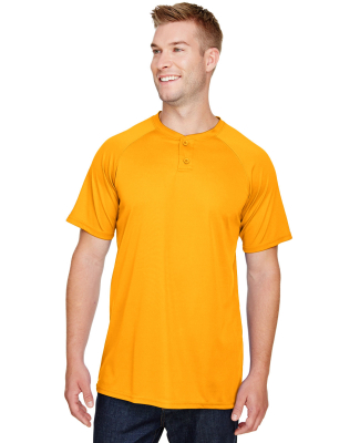 Augusta Sportswear 1565 Attain Two-Button Jersey in Gold