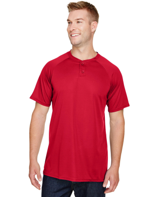 Augusta Sportswear 1565 Attain Two-Button Jersey in Red