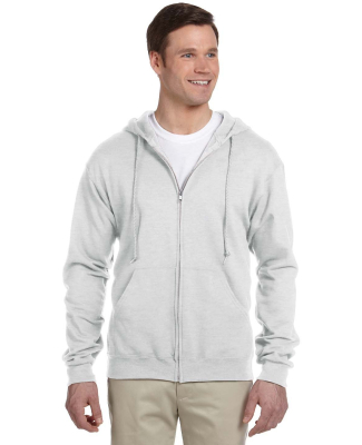 993 Jerzees 8 oz. NuBlend® 50/50 Full-Zip Hood in Ash