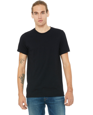 CANVAS 3001U Unisex USA Made T-Shirt in Black