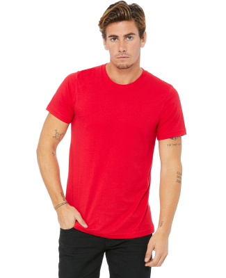 CANVAS 3001U Unisex USA Made T-Shirt in Red