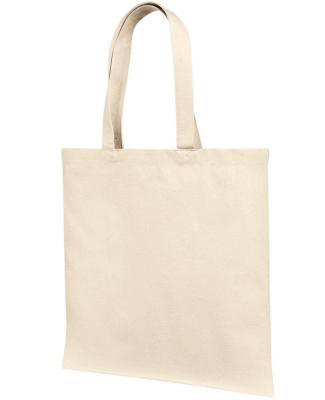 Liberty Bags LB85113 12 oz., Cotton Canvas Tote Ba in Natural