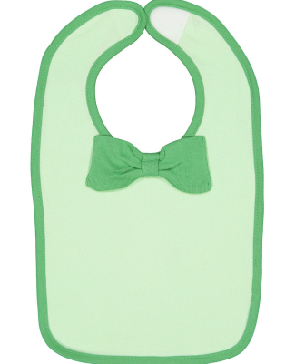 Rabbit Skins 1002 Infant Baby Rib Bow Tie Bib in Mint/ grass