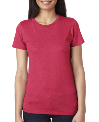 Next Level 6710 Tri-Blend Crew in Vintage shocking pink