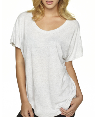 Next Level 6760 Tri-Blend Dolman in Heather White
