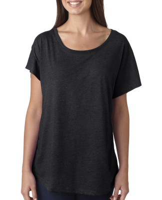 Next Level 6760 Tri-Blend Dolman in Vintage black