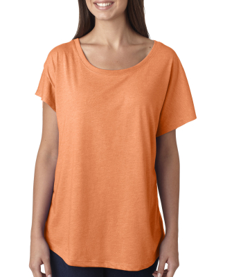 Next Level 6760 Tri-Blend Dolman in Vintage light orange