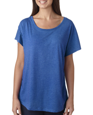 Next Level 6760 Tri-Blend Dolman in Vintage royal