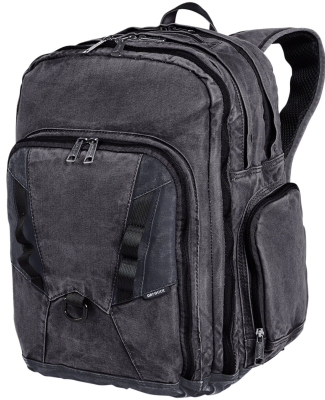 DRI DUCK DI1039 Heavy Duty Traveler Canvas Backpac in Black
