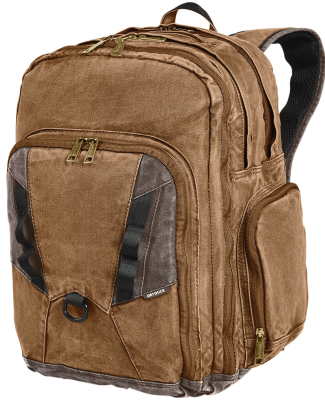 DRI DUCK DI1039 Heavy Duty Traveler Canvas Backpac in Field khaki
