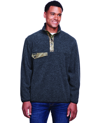 DRI DUCK 7352 Denali Pullover in Charcoal realtree xtra