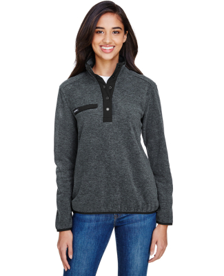 DRI DUCK 9340 Women's Aspen Pullover in Charcoal