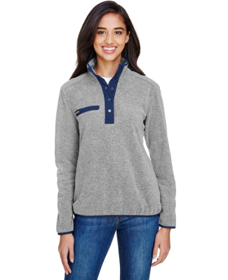 DRI DUCK 9340 Women's Aspen Pullover in Platinum