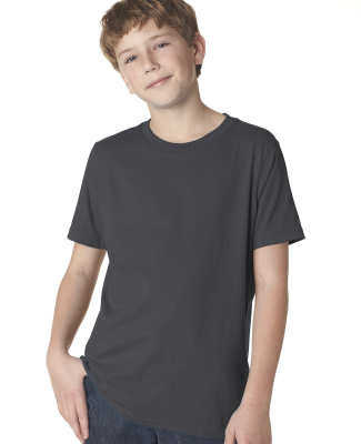 Next Level 3310 Boy's S/S Crew in Heavy metal