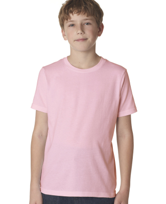 Next Level 3310 Boy's S/S Crew  in Light Pink