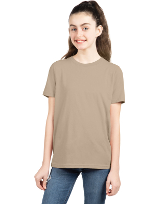 Next Level 3310 Boy's S/S Crew  in Tan