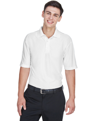 8415 UltraClub® Men's Cool & Dry Elite Performanc in White