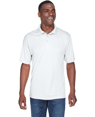 8425 UltraClub® Men's Cool & Dry Sport Performanc in White