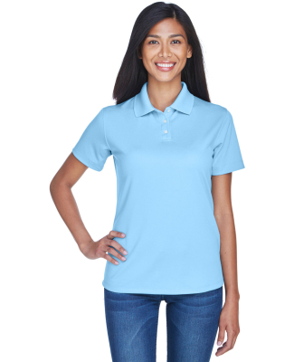 8445L UltraClub Ladies' Cool & Dry Stain-Release P in Columbia blue