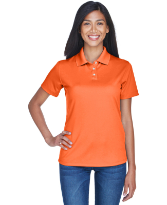 8445L UltraClub Ladies' Cool & Dry Stain-Release P in Orange